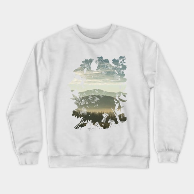 Flowery Crewneck Sweatshirt by NJORDUR